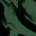 Cor Strong Green Batik preto Amostra de cor com padrão Batik verde-escuro-preto